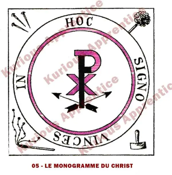 Pentacle le Monogramme du Christ