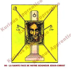 Pentacle La Sainte Face de Notre Seigneur Jesus-Christ