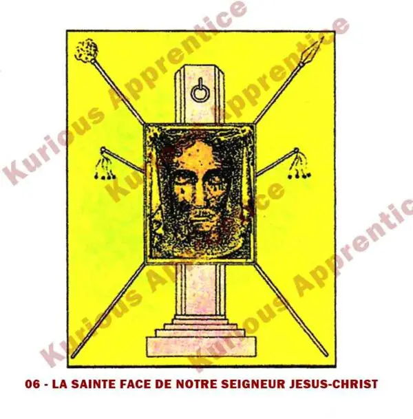 Pentacle La Sainte Face de Notre Seigneur Jesus-Christ