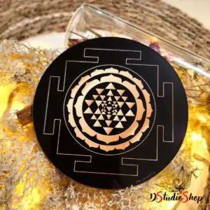 Disque Harmonisant Sri Yantra Noir