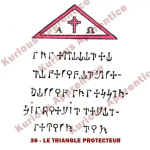 Pentacle le triangle Protecteur