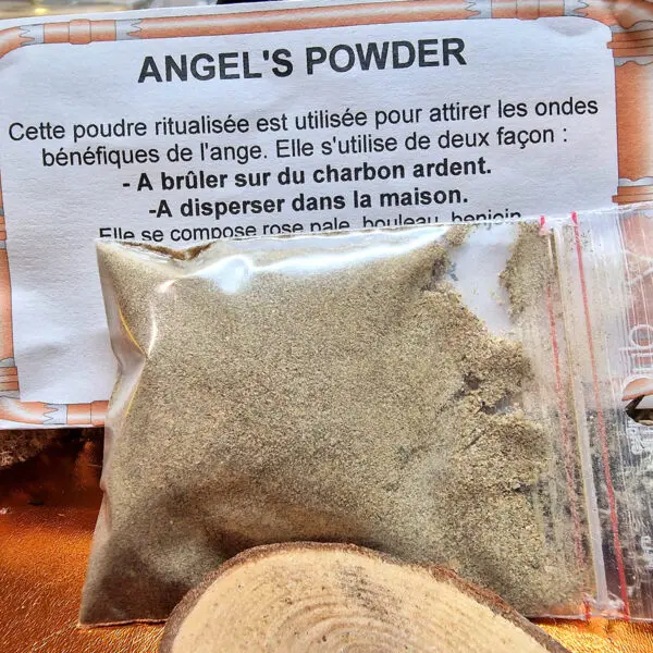 Poudre ANGEL'S POWDER : attire l'onde bénéfique