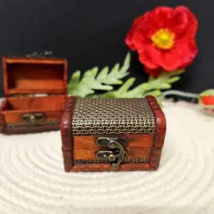 Boite Moyenne Style Colonial - Impression Maille