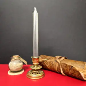 Bougie Argentée
