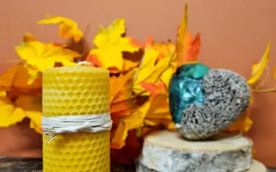 Bougie Cire d’Abeille 10x5cm