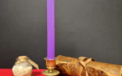 Bougie violette