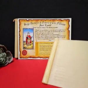 Bougie de Cire et Parchemin Saint Expédit