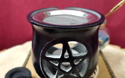 Brûle Encens Pentacle Noir