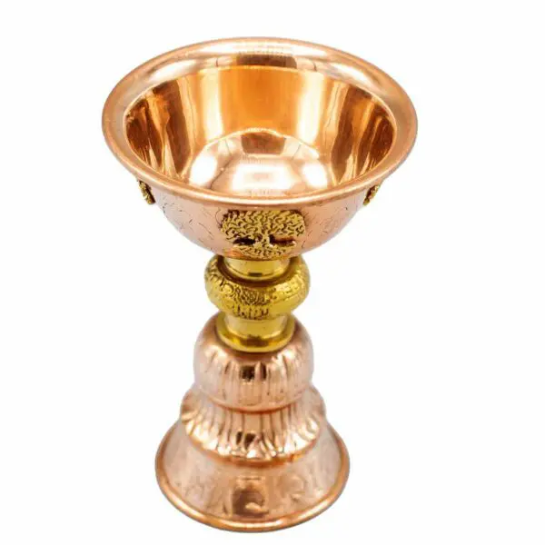 Coupe pour Rituel en Cuivre avec Arbre de Vie – Image 2