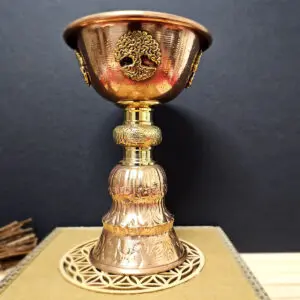 Coupe pour Rituel en Cuivre avec Arbre de Vie