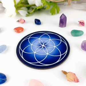 Disque harmonisant Graine de Vie indigo