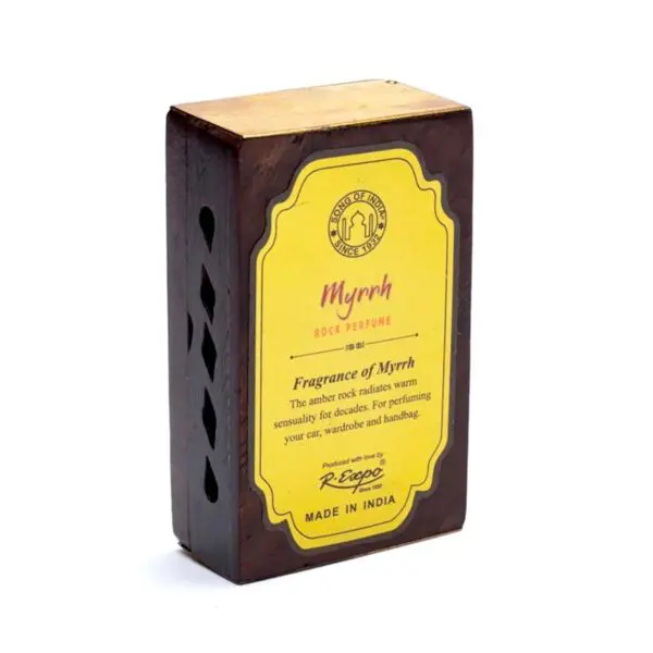 Encens Résine - Myrrhe + diffuseur en bois – Image 2