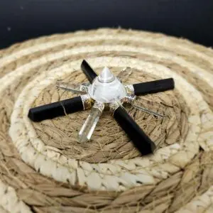 Générateur 4X4 Tourmaline Noire & Cristal De Roche