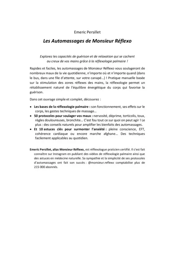 Les Auto-massages de monsieur Réflexo – Image 5