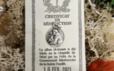 Médaille Sainte Bénie SAINT ANTOINE – Argenté
