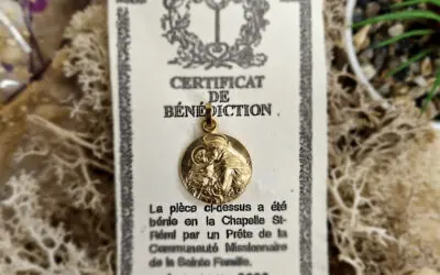 Médaille Sainte Bénie SAINT ANTOINE – Doré