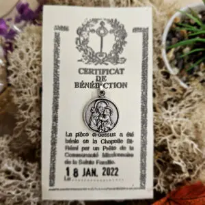Médaille Sainte Bénie SAINT JOSEPH - Argenté