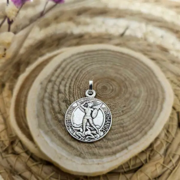 Médaille St Michel - Métal Argenté