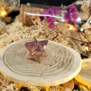Merkaba Fluorite Arc En Ciel
