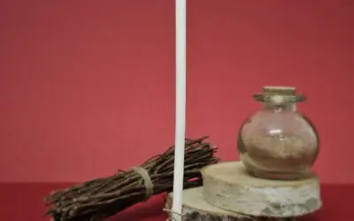 Mini Bougie De Rituel Cire D&rsquo;Abeille – Blanche