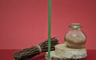 Mini Bougie De Rituel Cire D’Abeille – Verte
