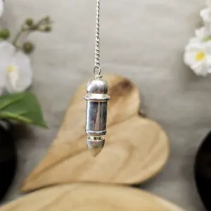 Pendule Obus Témoin - Argenté