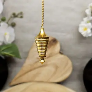 Pendule Pharaon - Témoin Laiton Doré - Argent