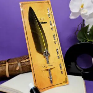 Plume De Calligraphie Jaune
