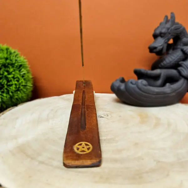 Porte encens en bois – Image 2