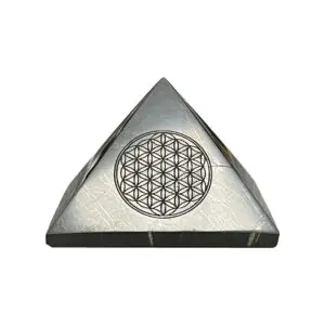 Pyramide shungite fleur de vie