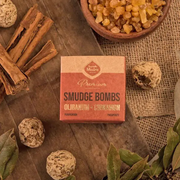 Sagrada Madre Bombe Smudge Premium Oliban & Cannelle – Image 3