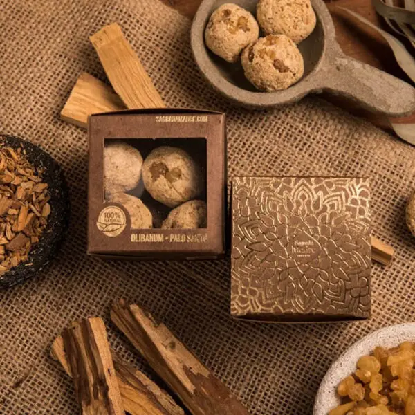Sagrada Madre Bombes Smudge Premium  Oliban et Palo Santo – Image 3