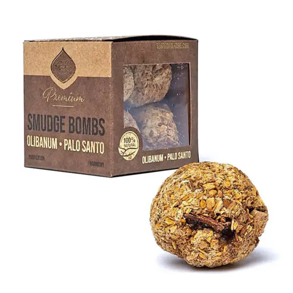 Sagrada Madre Bombes Smudge Premium  Oliban et Palo Santo – Image 2