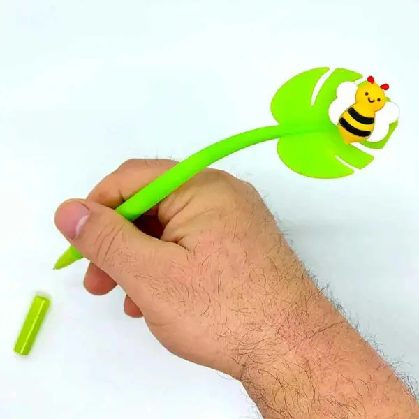 Stylo Feuillage Abeille, Coccinelle et Escargot – Image 3