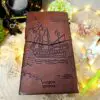 carnet en cuir-marron- Notre aventure de Famille- – Image 2