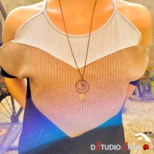 Sautoir Géométrique avec Labradorite