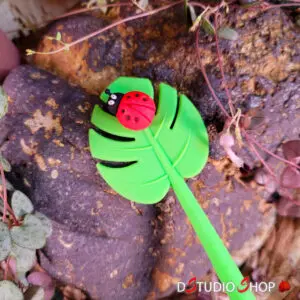 Stylo Feuillage Abeille, Coccinelle et Escargot - coccinelle