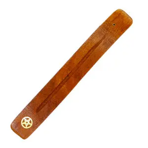 Porte encens en bois - Pentacle