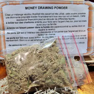 Poudre MONEY DRAWING : pour rendre un endroit positif