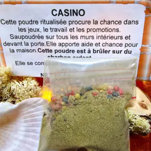 Poudre CASINO : chance aux jeux