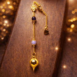 pendule divinatoire chemin de vie 9 améthyste lépidolite quartz