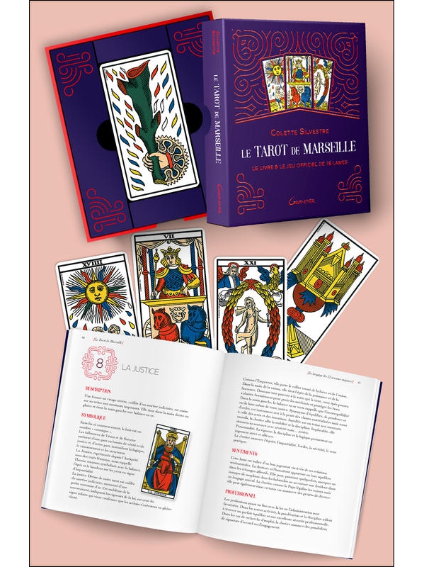 Le Tarot De Marseille - Coffret - Le Livre & Le Jeu Officiel De 78 Lam ...