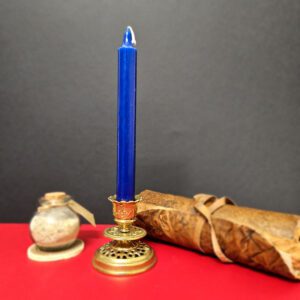 Bougie Bleu Foncé teintée dans la masse