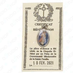 Médaille Sainte Bénie JESUS MISERICORDIEUX couleur