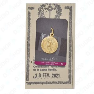 Médaille Sainte Bénie SAINT MICHEL Plaqué Or