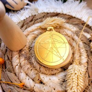 Pentacle d'AGRIPPA Doré