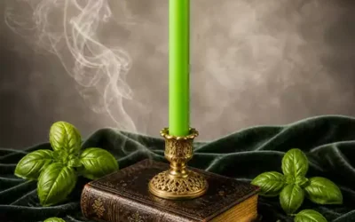 Bougie Vert Émeraude : Prospérité & Abondance