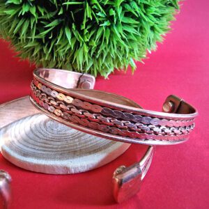 Bracelet Magnétique en Cuivre - Chaîne