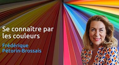 image avec la photo de Frédérique Pétorin-Brossais avec le titre se connaître par les couleurs