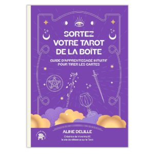 image reprsentntant le livre sortez votre tarot de la boîte d'aline Delille